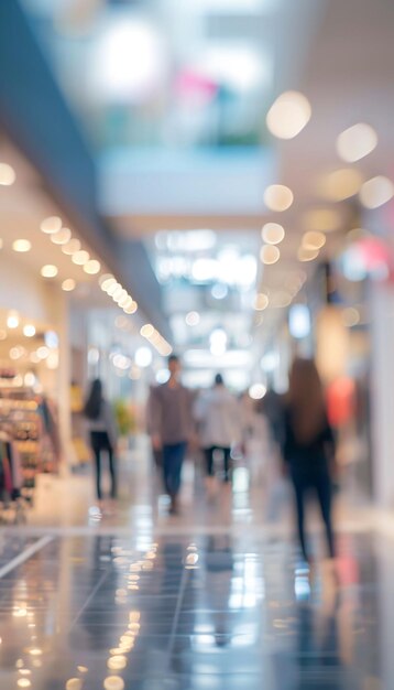 Comerciantes confusos num centro comercial movimentado