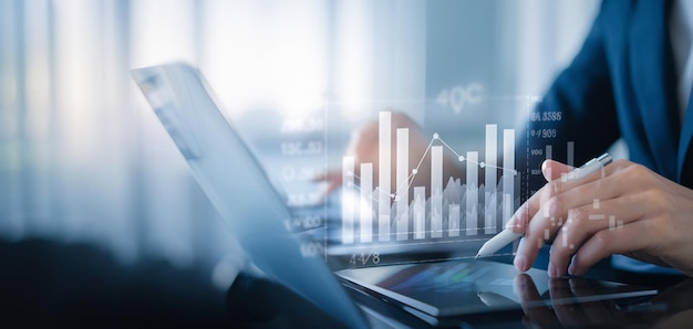 Comercio digital concepto de venta en línea Promoción de productos o servicios a través del digital