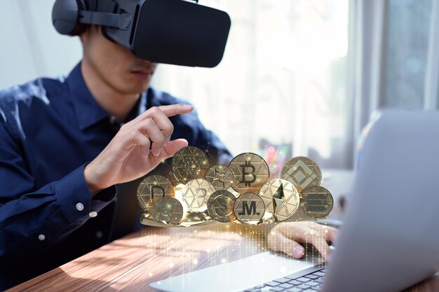 Comercio de monedas de criptomonedas Bitcoin Intercambios Invertir en acciones de Metaverse