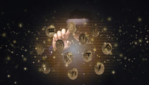 Comercio de monedas de criptomonedas Bitcoin Intercambios Invertir en acciones de Metaverse