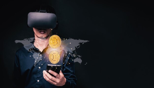 Comercio de monedas de criptomonedas Bitcoin Intercambios Invertir en acciones de Metaverse