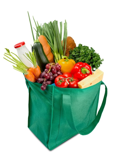 Comestibles bolsa de compras compras de comestibles bolsa de comestibles comida comprar comida