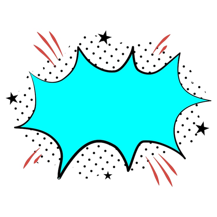 Foto comic-bubbles-element isolierte illustration auf weißem hintergrund