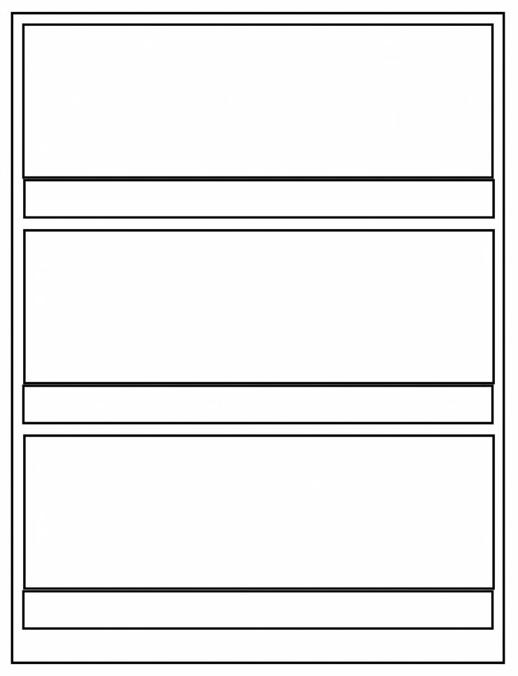 Foto comic-buch-panel-layout-vorlage