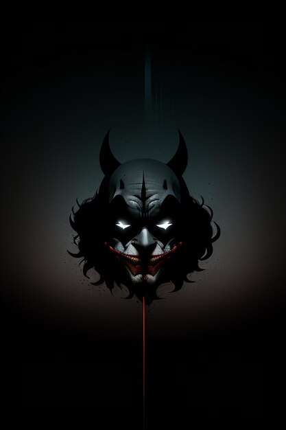 Cómic Joker Comedia Personaje Actor Divertido disfraz de payaso Fondo de pantalla ilustraciones de máscaras de maquillaje de miedo