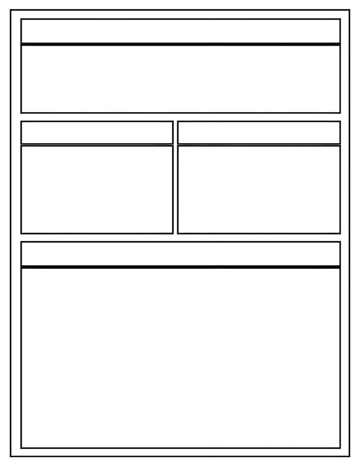 Foto comic-panel-vorlage für geschichtenerzählen und sequentielle kunst