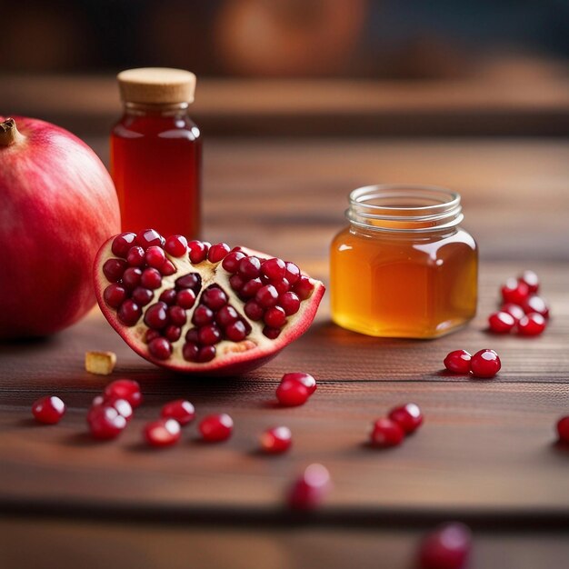 Comida del año nuevo judío Rosh Hashana