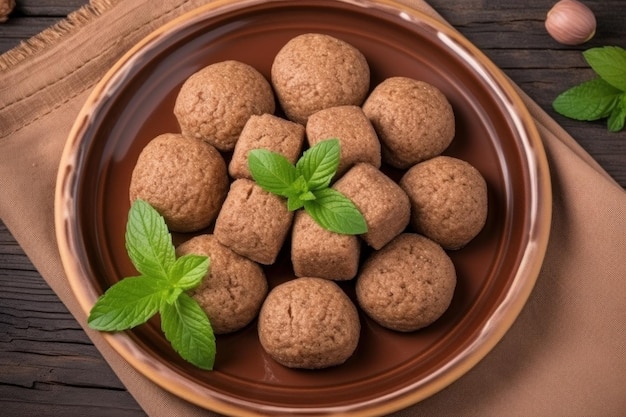 Comida árabe kibbeh Generar Ai