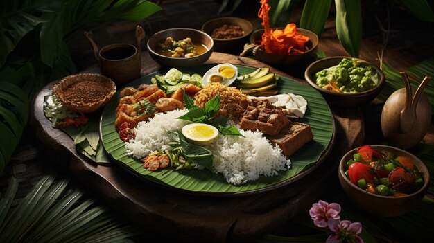 Foto comida en bali