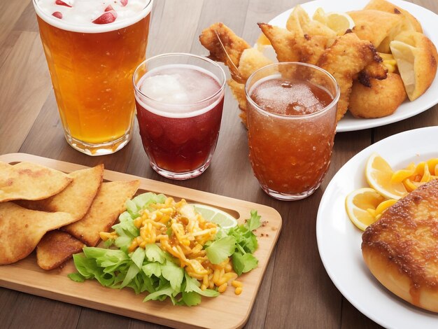 Foto comida y bebida imágenes de fondo colecciones de papeles de pared lindos ai generados