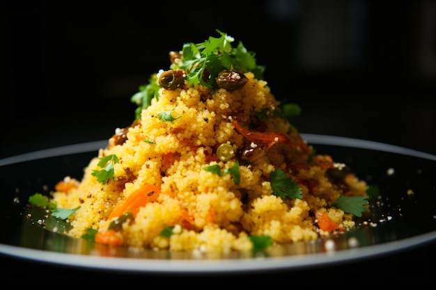 comida brasileña cous cous yuca farofa