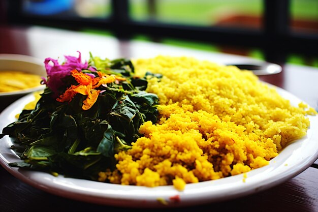 comida brasileña cous cous yuca farofa