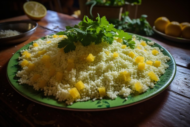 comida brasileña cous cous yuca farofa