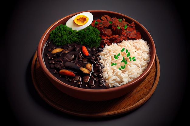 Comida brasileña de feijoada