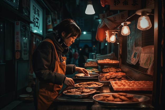 Comida callejera japonesa