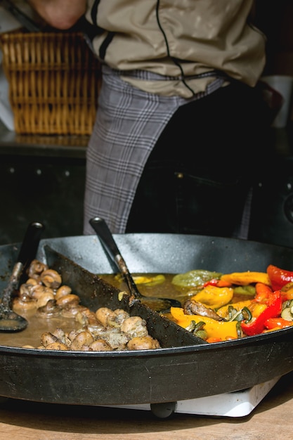 Foto comida callejera en praga