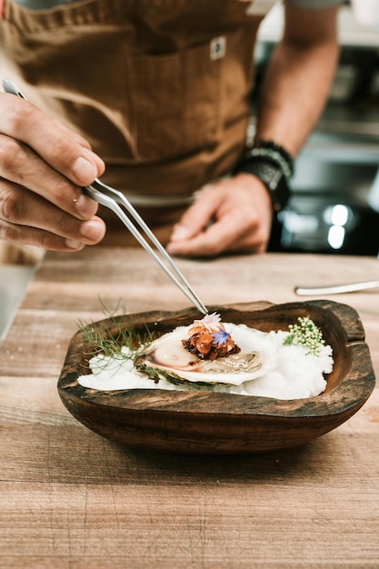 Foto comida como uma refeição