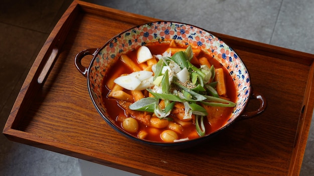 comida coreana tteokbokki