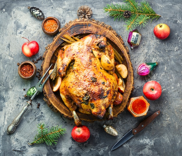 Comida de carne de Natal