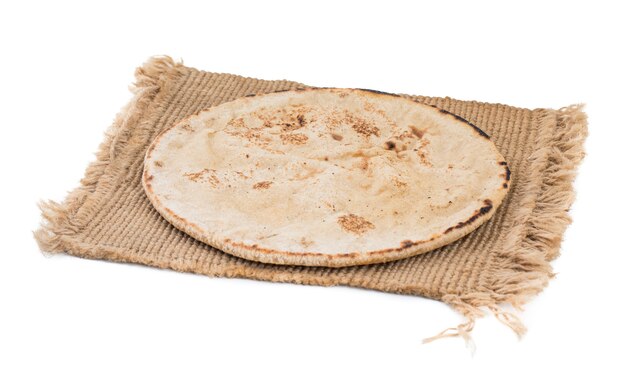 Comida de cozinha caseira indiana chapati