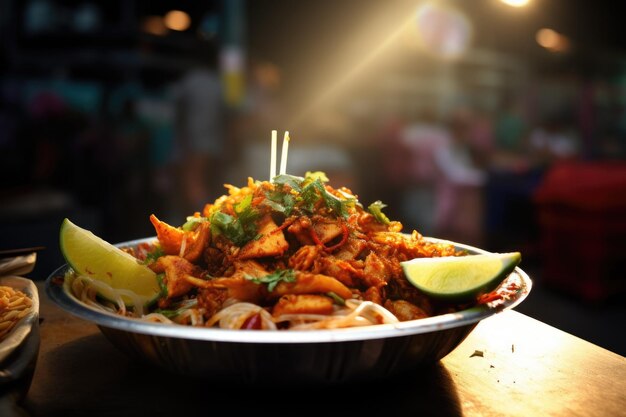 Comida de rua asiática