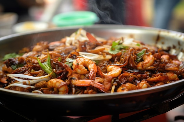 Comida de rua asiática