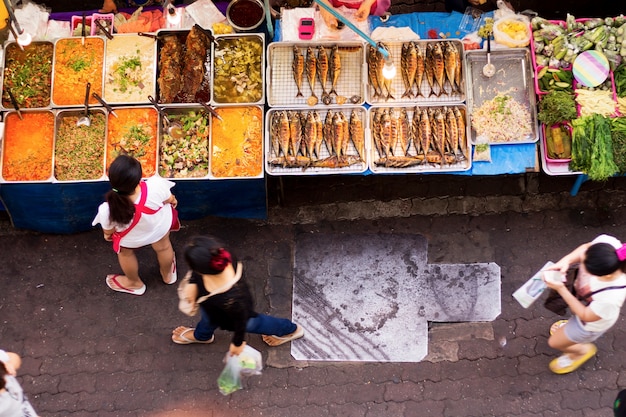 Comida de rua de Bangkok