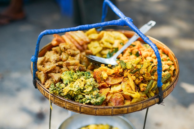 Comida de rua indiana