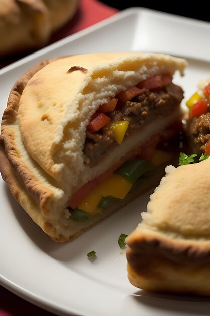 Foto comida deliciosa com queijo carregado