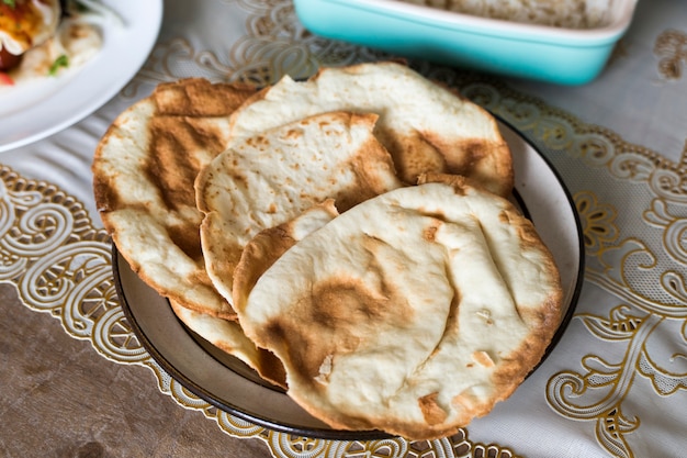 Comida deliciosa para uma festa do Ramadã