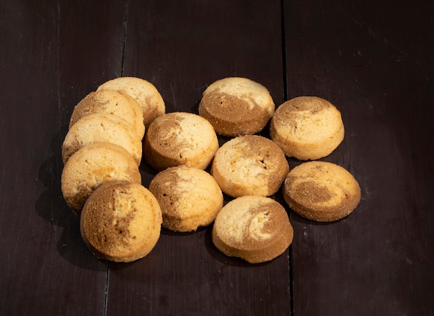 Comida doce indiana nankhatai ou biscoitos