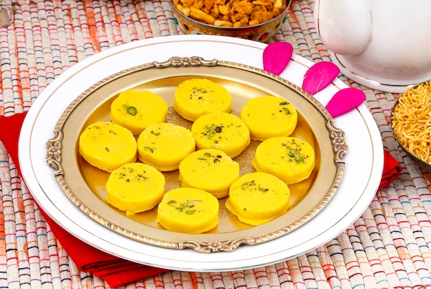 Comida Dulce India Kesar Peda