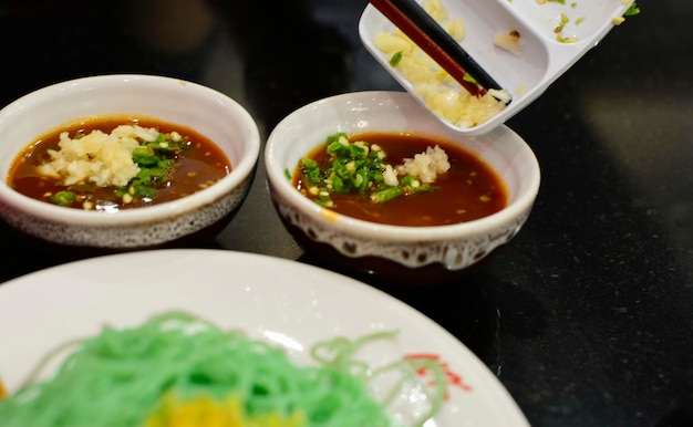 comida em restaurante