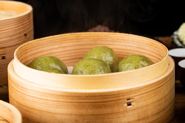 Comida del Festival del Día de Barrido de Tumbas en China: bola de masa verde