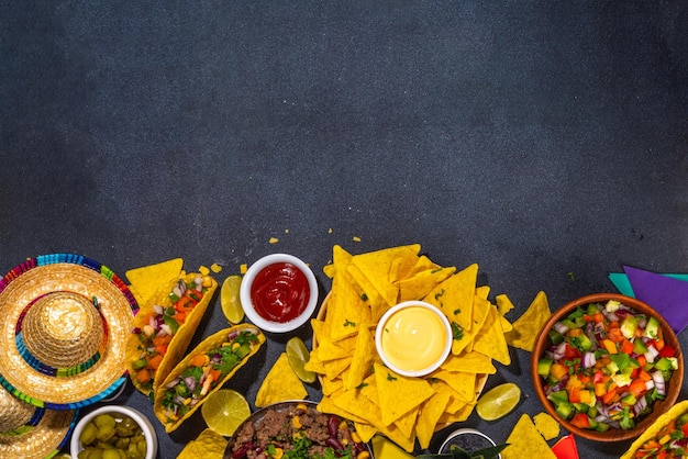 Comida para la fiesta del cinco de mayo