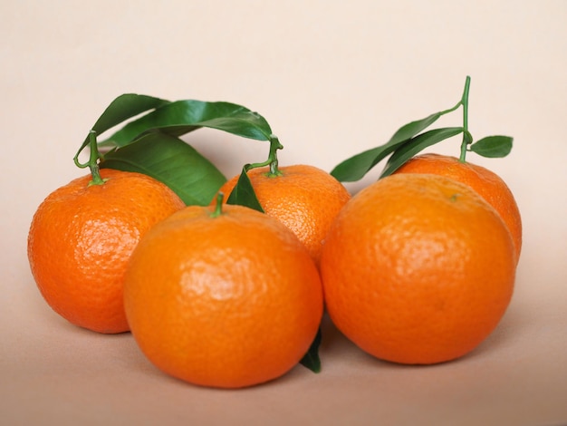 comida de fruta de mandarina