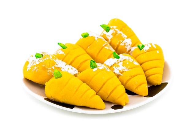 Comida India Dulce Mango Mawa Pedha