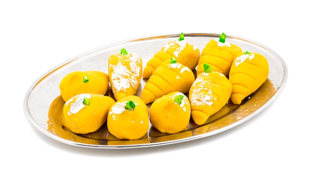 Comida India Dulce Mango Mawa Pedha