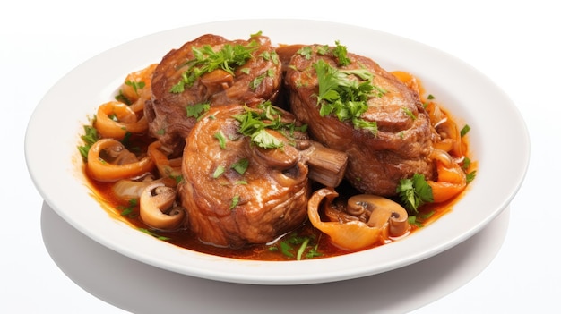 Comida italiana de Osso buco