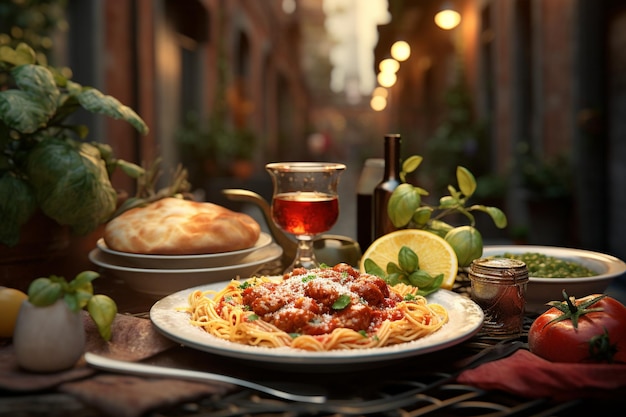 Comida italiana en Roma