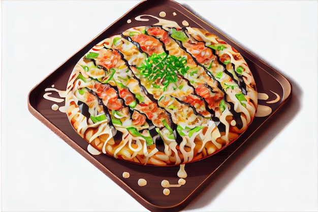 Comida japonesa Okonomiyaki