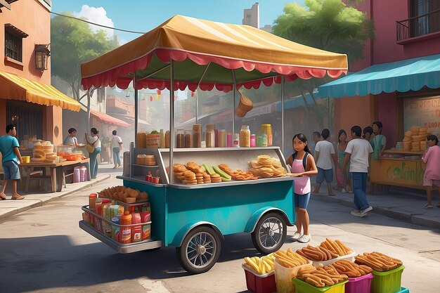 Foto comida mexicana de la calle