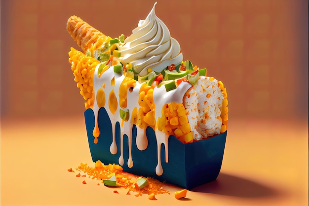 comida mexicana Elote