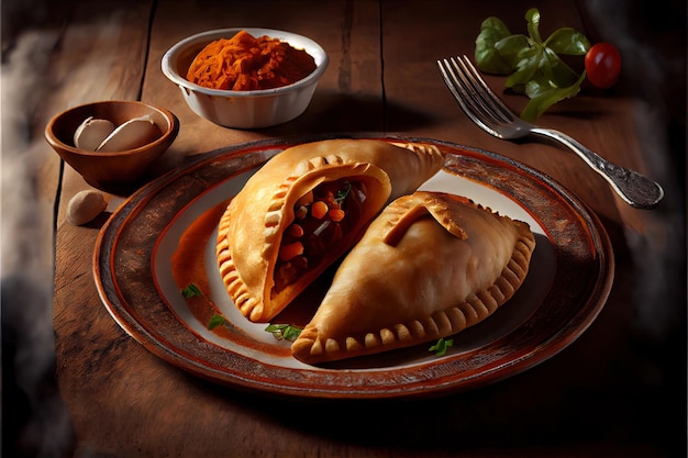 comida mexicana empanada