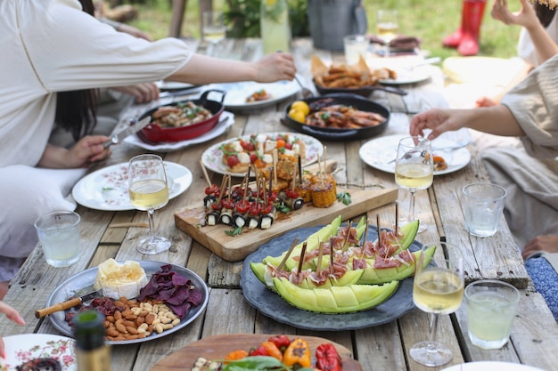 Comida na mesa