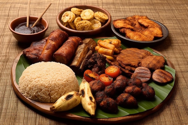 Comida nacional do Benin Dahomey