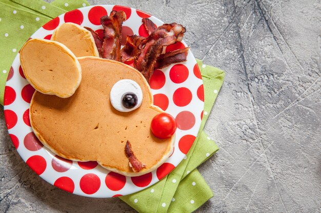 Comida navideña para niño