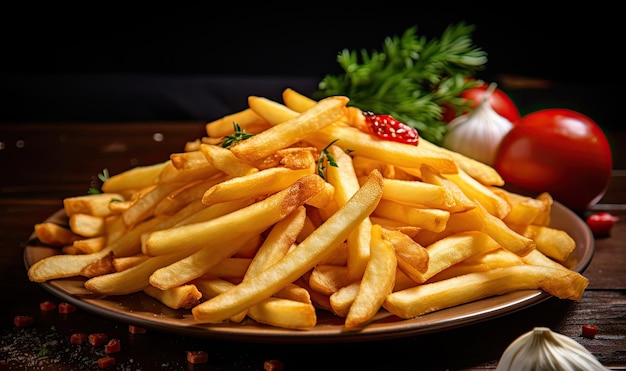 Comida nutritiva Baja en calorías Opciones de restaurante Papas fritas