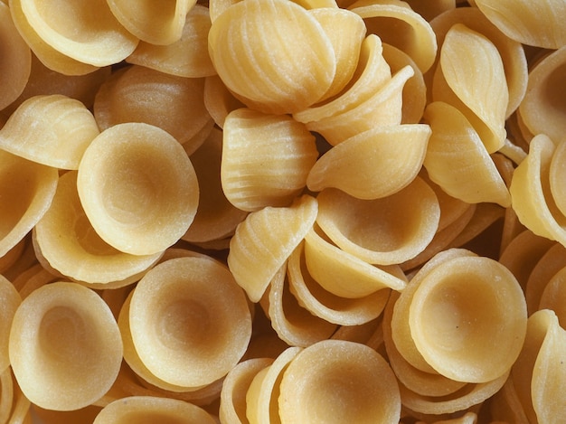 Comida de pasta orecchiette