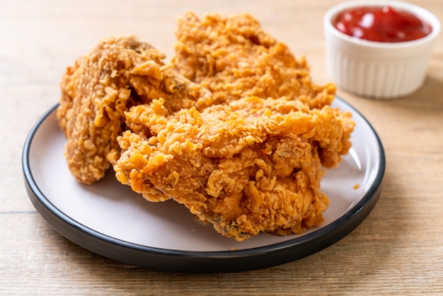 comida de pollo frito